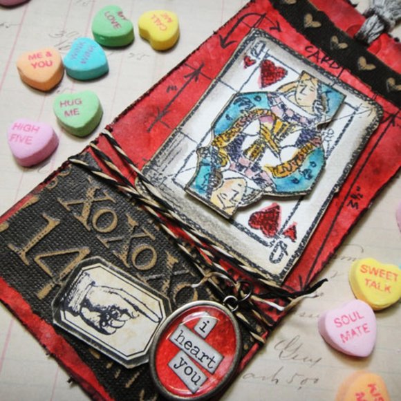 Sizzix Tim Holtz 3 pcs Alteration Texture Trades Poker Face Set - Picture 9 of 12